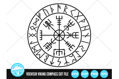 Vegvisir SVG | Viking Compass Cut File | Viking Symbol SVG