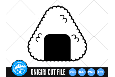 Onigiri SVG | Japanese Food Cut File | Sushi SVG