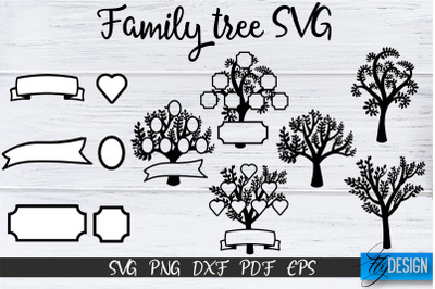 Family Tree Svg, Family Monogram SVG, Tree of Life SVG