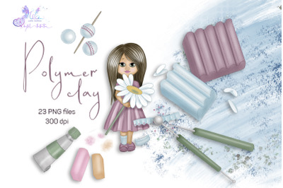 Polymer clay (Digital ClipArt)