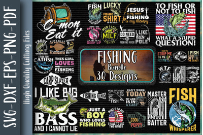 Fishing Bundle-30 Designs-220120