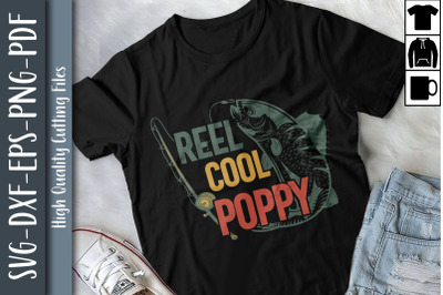 Funny Reel Cool Poppy Fishing Gift