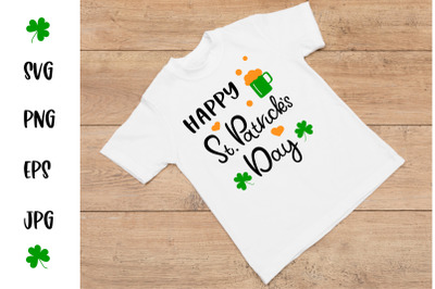 Happy St Patricks Day Quote SVG, Patricks Day SVG