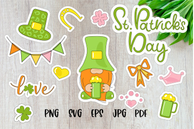 St Patrick Stickers, Saint Patricks Day Stickers