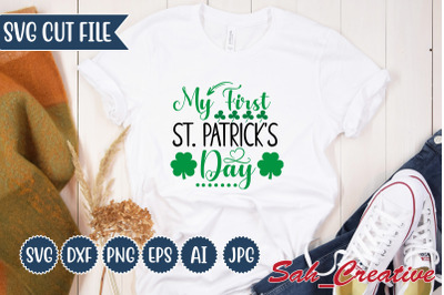 My First St. Patrick&#039;s Day svg