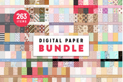 Digital Paper Bundle, Pattern, Background,