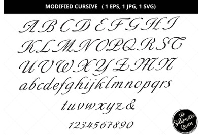 Modified cursive svg, calligraphy svg, handwriting svg