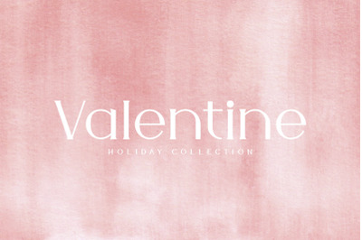 Valentine Watercolor Collection