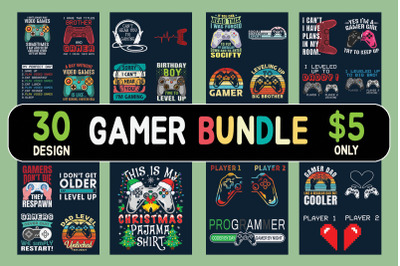 Gamer Bundle SVG