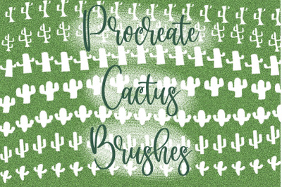 Cactus Stamp Procreate Brushes