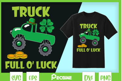 Truck Shamrock Full O&#039;Luck Patrick Day