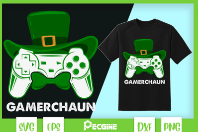 Leprechaun Gamer St Patricks Day