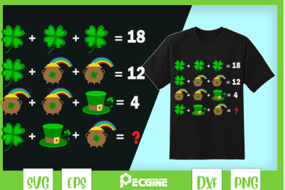 Quiz funny math teacher st patricks day