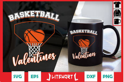 Basketball Is My Valentine Sport Lover