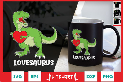 Dinosaur T Rex Boys Valentine Day