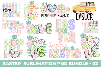Easter Sublimation PNG Bundle - 12 Designs
