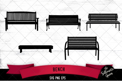 Bench Silhouette Vector