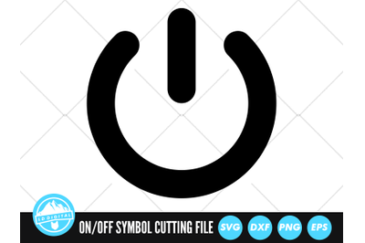 Power Button SVG | On-Off Button Cut File | On-Off Button SVG