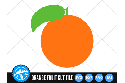 Orange SVG | Kawaii Fruit Cut File | Mandarin Orange SVG