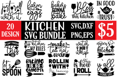 kitchen svg bundle