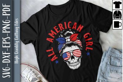 All American Girls 4th of July Gift