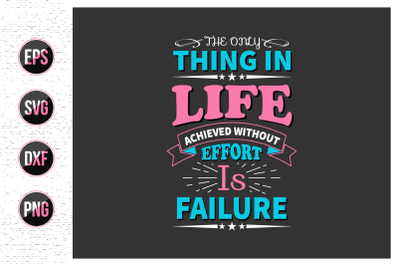 Motivational Typographic Quotes Design.