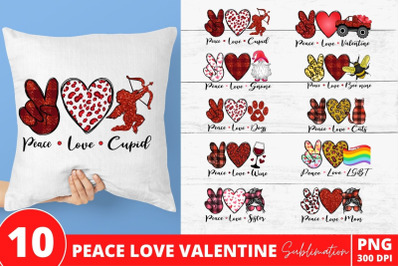 Peace Love Valentine Sublimation Bundle