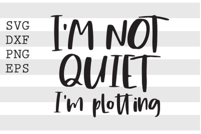 Im not quiet Im plotting SVG