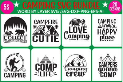 CAMPING SVG BUNDLE