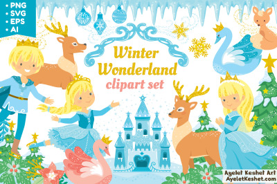 Winter Wonderland Clipart Set