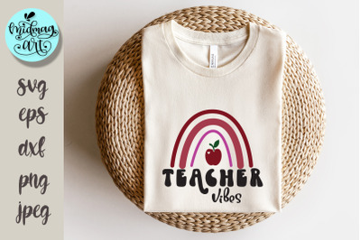 Teacher vibes svg, teacher svg