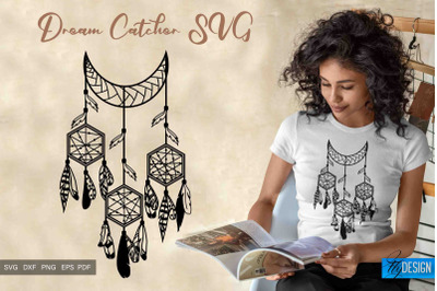 Dream Catcher SVG. Boho Dreamcatcher SVG. T shirt design SVG