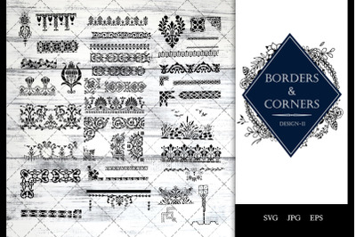 Vintage Baroque -11 Ornamental border Vector