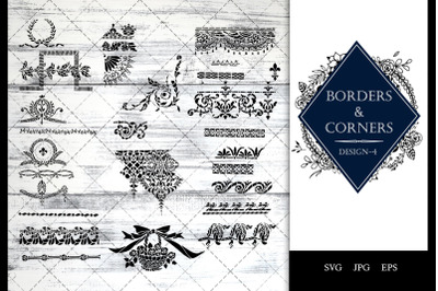 Vintage Baroque -4 Ornamental border Vector