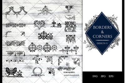 Vintage Baroque -5 Ornamental border Vector