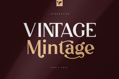 Vintage Mintage Creative font