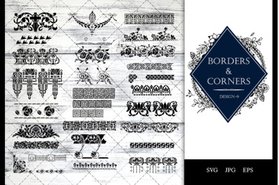 Vintage Baroque -9 Ornamental border Vector