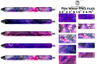 Marble Pen Wrap, Texture Epoxy Pen Sublimation