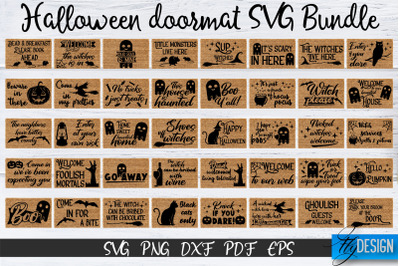 Halloween SVG. Doormat Bundle SVG. Welcome SVG. DIY Doormat