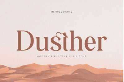 Dusther - Modern Serif Font