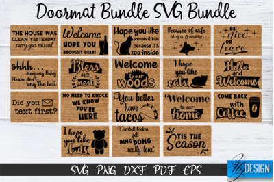 Doormat Bundle SVG. Welcome SVG. DIY Doormat. Farmhouse v.3