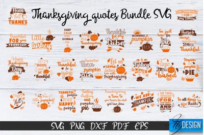 Thanksgiving SVG Bundle. Thanksgiving Quotes SVG. Turkey SVG