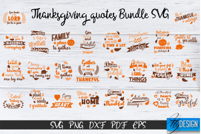 Thanksgiving SVG Bundle. Thanksgiving Quotes SVG. Fall SVG