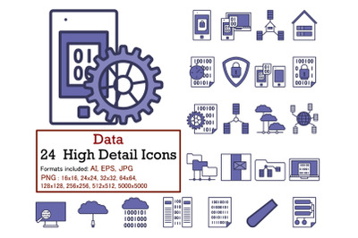 Data Icon Set