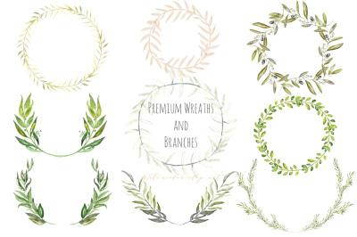 Premium Wreaths and branches