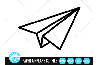 Paper Airplane SVG | Paper Plane Cut File | Paper Airplane Cut File