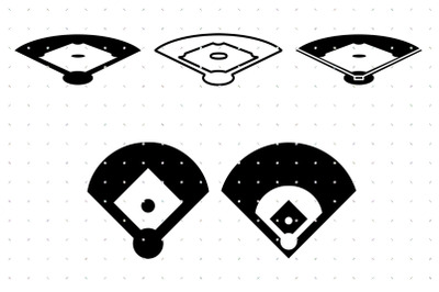 Baseball Field SVG clipart