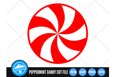 Peppermint Candy SVG | Holiday Candy Cut File |  Peppermint Swirl SVG