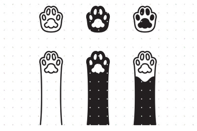 Cat Paw SVG clipart
