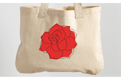 Rose Machine Embroidery Design (rose3)